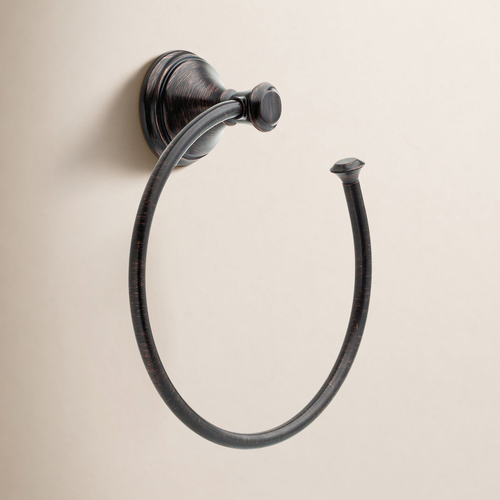 Cassidy™ Round Open Towel Ring, Venetian Bronze