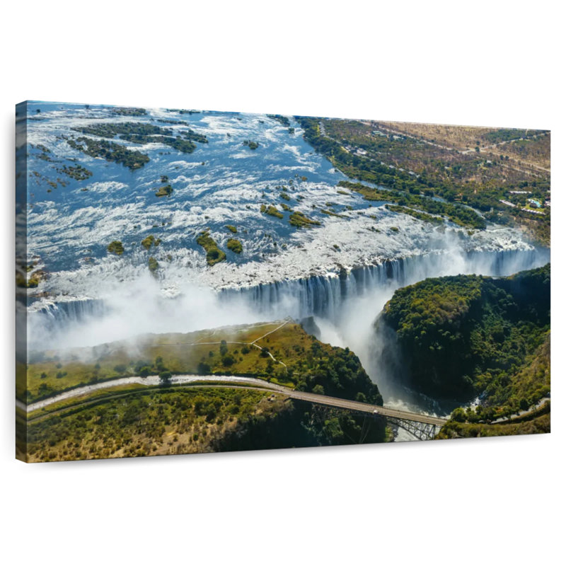 Rideau d'eau Alvord Victoria Falls, H 32 po x l 48 po