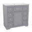 Ensemble de meuble-lavabo 36 po avec lavabo, une armoire et six tiroirs-221617087