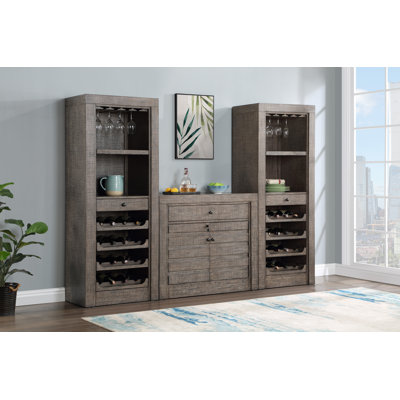 Lincoln Solid Wood 3-Piece 96" Dining Hutch