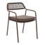 Ensemble de 2 chaises de salle à manger Rio (brun)-119024004