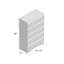 Commode 5 tiroirs Alayna-154770738
