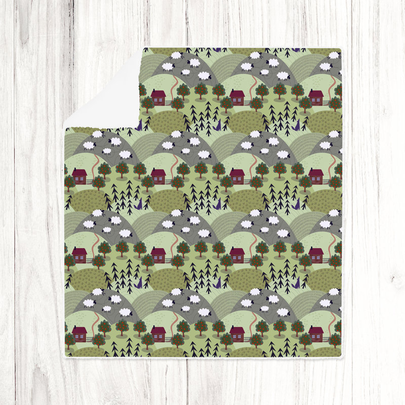 Throw Blanket, 51" W x 60" L