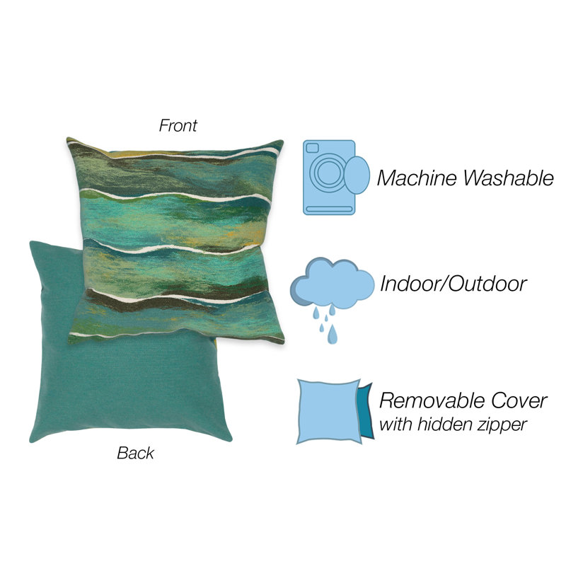 Visions IV Abstract Outdoor Throw Pillow