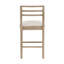 Tabouret de comptoir avec dossier échelle (ensemble de 2)-38896533