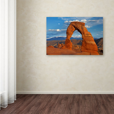 'Delicate Arch Sunset' Photographic Print on Wrapped Canvas
