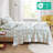 3-Piece Twin XL Cotton Sheet Set in Multicolor with Printed Holiday Trees