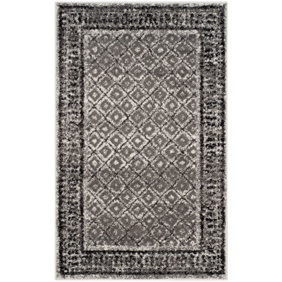 Tapis gris / noir Bonilla