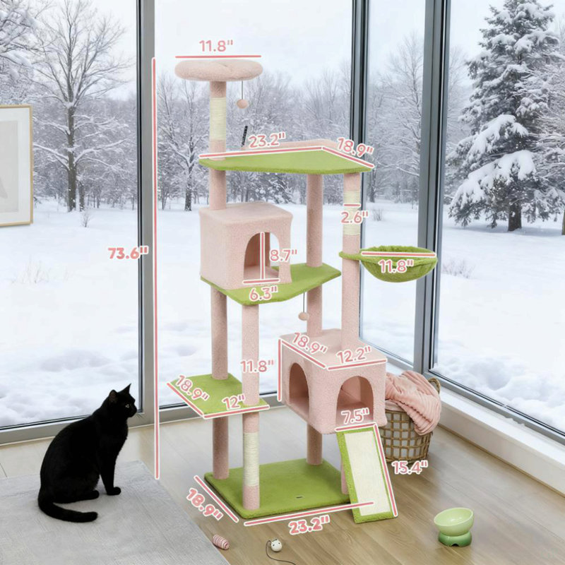 Arbre à chat 74 po