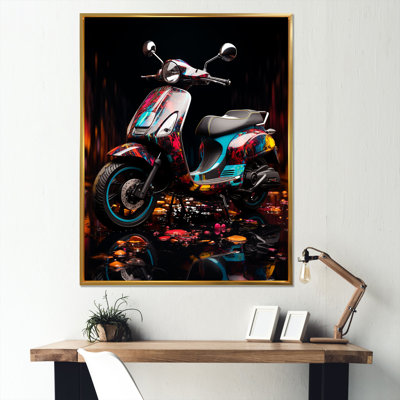 Pop Art Scooter Blaze I sur toile