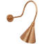 Thomas O'Brien, "Academy 26" Angled Flynn Barn Light in Soft Copper with 12.5" Conical Savannah Shade-651864676