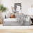 Twin Size Upholstered Daybed With Pop Up Trundle-943672462