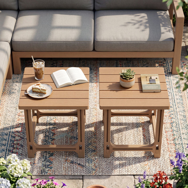 Table d'appoint 18 po Adirondack 18 po, Brun