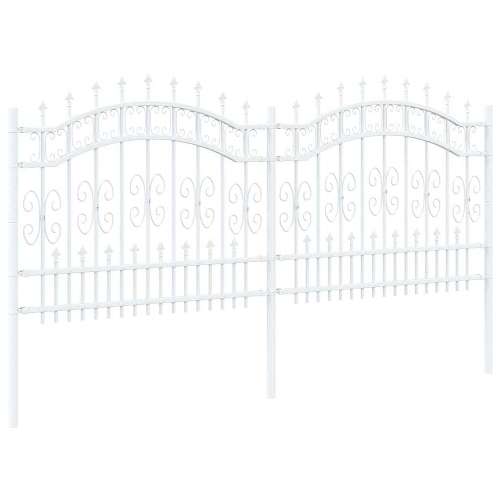 Vidaxl Garden Fence Powder-Coated Steel