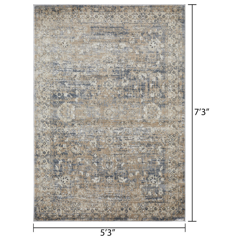 Amair Oriental Indoor Rug, Rectangle 5'3" x 7'3"