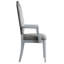 Fauteuils rembourrés gris (paire) - Style contemporain pour 2 fauteuils de style contemporain
