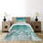 Dolphins Coastal Polyester Coverlet-41891970