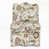 Motif floral brun bohémien est en rupture de stock