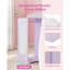 Kids Dress Up Storage, with Jewelry Cabinet, Dress Up Closet with Mirror and Shelves, Princess Costumes Wardrobe Closet, Toddler Costume Organizer Armoire, for Bedroom, Kids Room, Girls, Purple