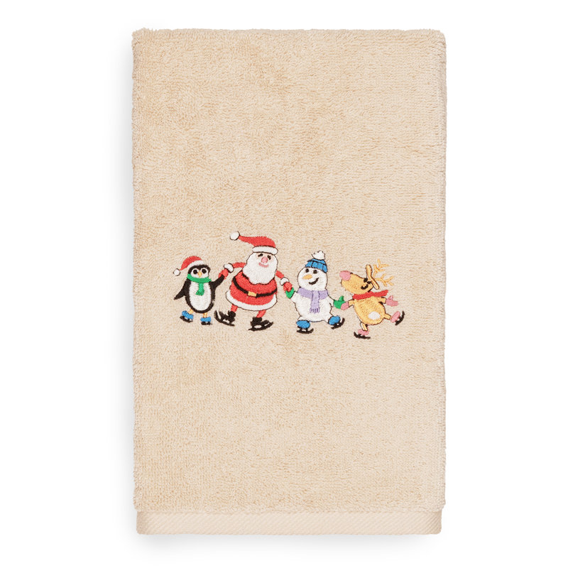 Christmas Midweight Hand Towel, Sand