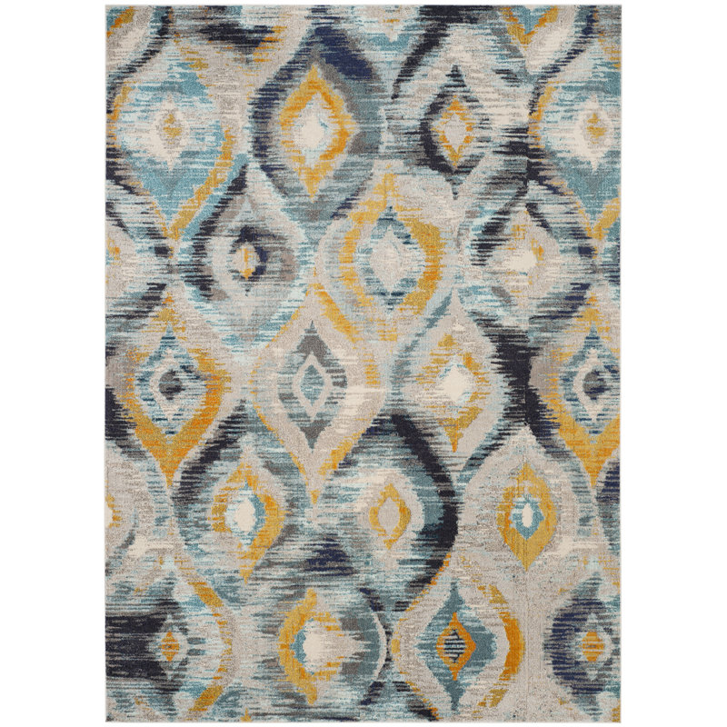 Nistler Ikat Area Rug, Rectangle 235 x 335cm