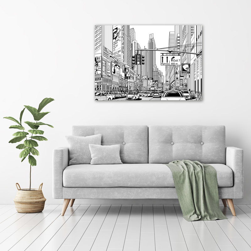 Streets Of New York - Unframed Art Prints on Glass