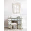 Novelty Wood Framed Wall Mounted Accent Mirror in Gold