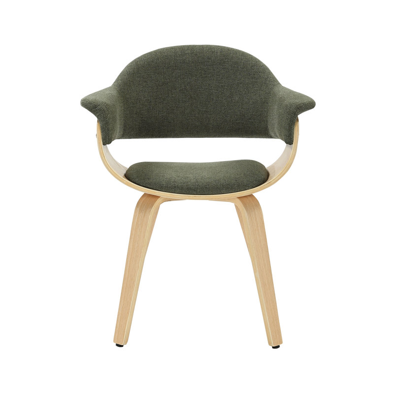 Chaise de salle à manger à dossier courbé Corry, Abat-jour cyprès