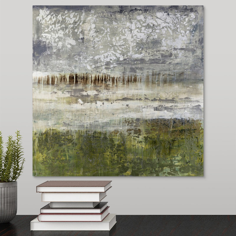 « silver pré », peinture sur toile, H 16 po x l 16 po x p 1,25 po, Toile tendue