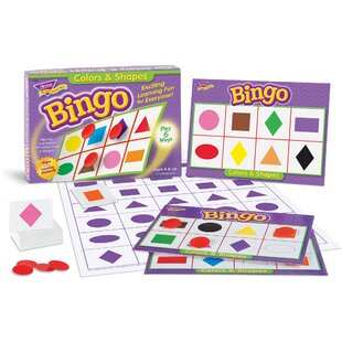 Colors And Shapes Bingo