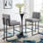 Privy Black Stainless Steel Upholstered Counter Stool-573757569-570633222