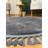 Antibacterial Machine Washable Carpet, Anthracite, 59.1 x 59.1 inches | 100% Polyester, Total Thickness: 0.6 inches, 22.2 oz/sq ft | Soft and Durable | Perfect for Living Room, Bedroom, and Play Areas-322240890