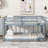 Low Twin Bunk Bed With Ladder & Guardrails, Solid Rubber Wood-1896286801