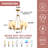 6-Light Classic Chandelier With White Fabric Shade