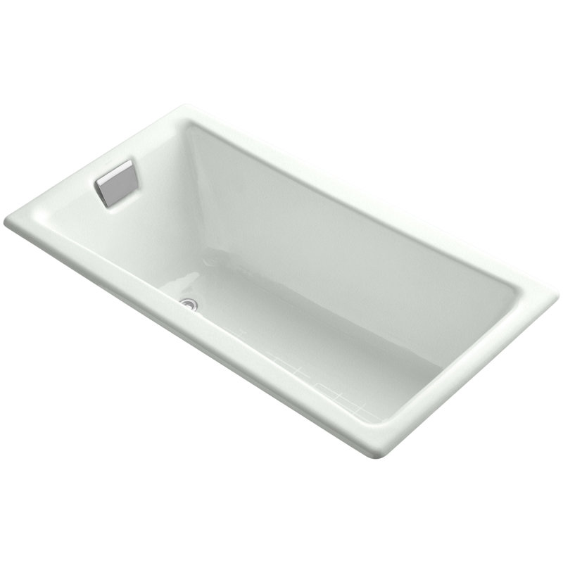 Tea-for-Two for Two 60" x 32" Drop-In Soaking Bathtub, Sea Salt