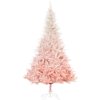 800 Tips Pink Artificial Christmas Tree 6ft - Flame Retardant, Joyous Season Enjoy A Cozy