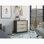 Commode compacte à trois tiroirs Kaia, option de rangement dans la chambre à coucher