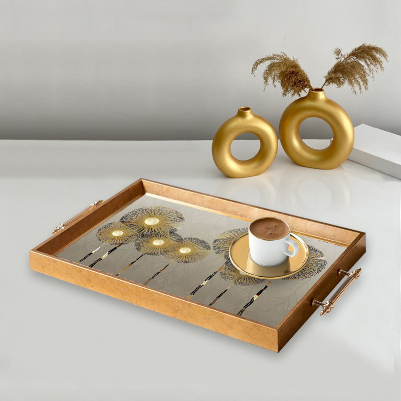 Élégant plateau en verre de 19,7 po x 11,4 po x 1,4 po | Fabrication 100% verre durable | Facile à nettoyer avec un chiffon humide | Idéal pour le service, la présentation décorative et l'organisation | Ajout élégant à la décoration intérieure