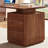 Nut-brown Rectangular Solid Wood with 3 drawers desk