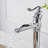 Waterfall Single Hole Single-Handle Vessel Bathroom Faucet-108027310