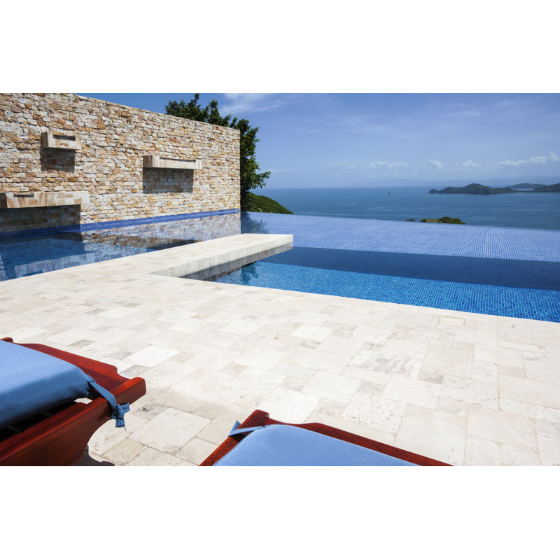 Infinity Pool with a View by Fertnig, 32" H x 48" W