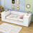 Dobb Twin Wood Daybed with Storage Arms and Trundle-180807259