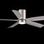Ventilateur de plafond 5 pales 52 pouces avec télécommande et lumière à intensité variable CORMAC -352700189
