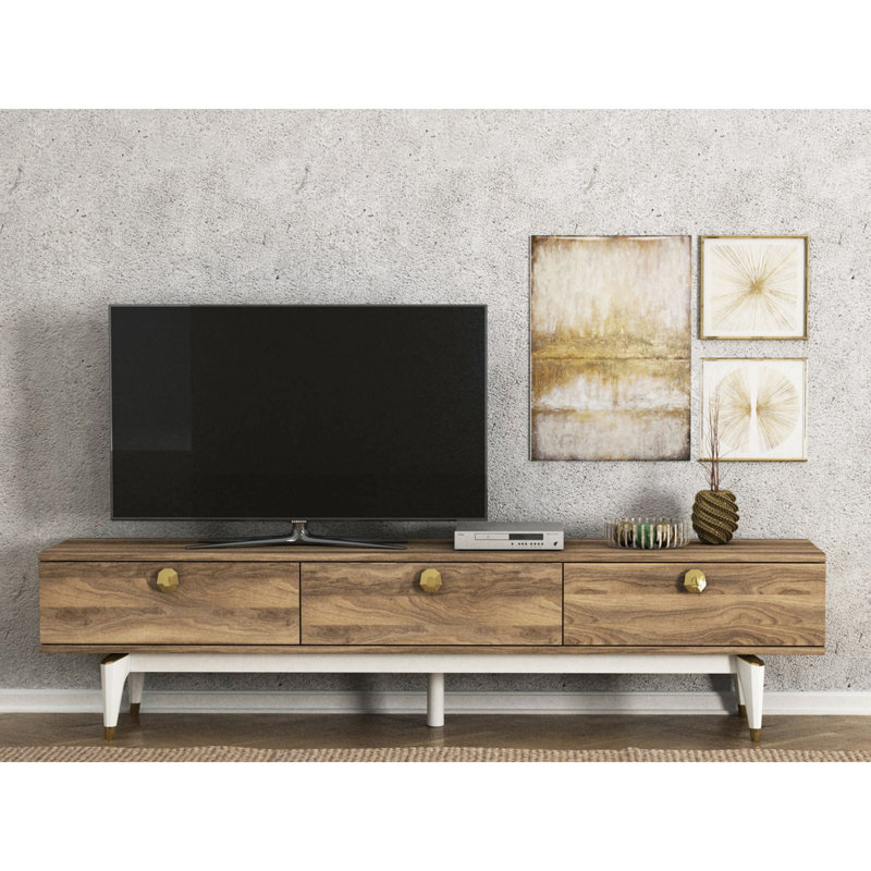 Iosten Unfinished TV Stand for TVs up to 40"