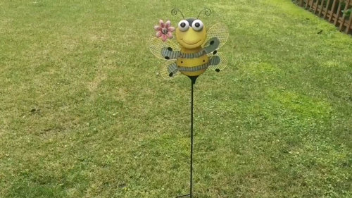 Bumble Bee Decorative Stake Lights - Outdoor Decoration, Lawn