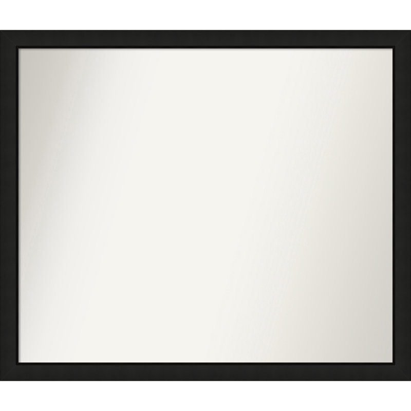 Phil Solid Wood Wall Mirror, Rectangle, 35.25" x 41.25"