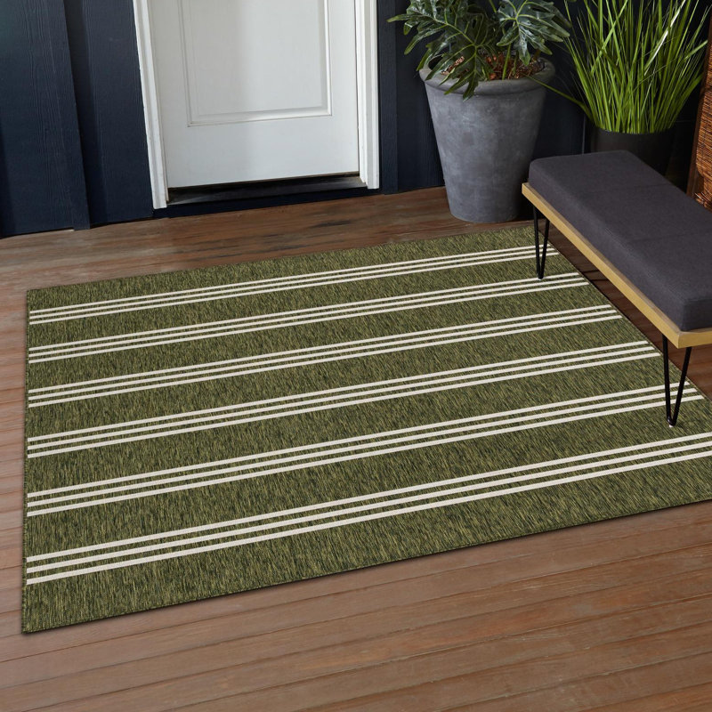 Tapis intérieur / extérieur Anguilla, Rond 6 pi 7 po