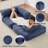 Boneless Folding Sofa Bed Convertible Sleeper Chair with Pillow, Portable Floor Couch for Small Spaces-321408950