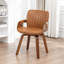 Fauteuil pivotant rembourré en similicuir Dundrod-123200761