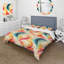 Ensemble de housse de couette floral sarcelle et jaune-742041543